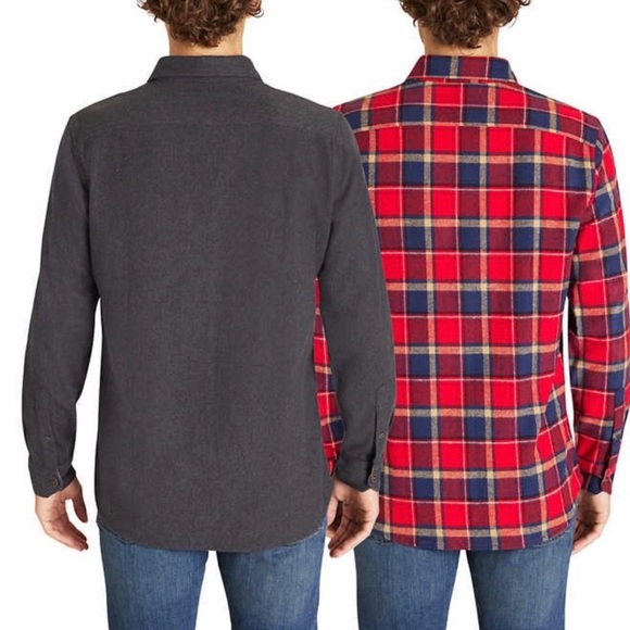 Lee Men's Flannel Shirt, 2-pack - Picture 2 of 4
